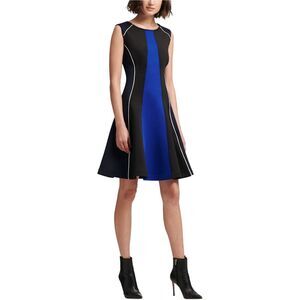 DKNY Womens Sleeveless Crewneck A-line Dress, NWT